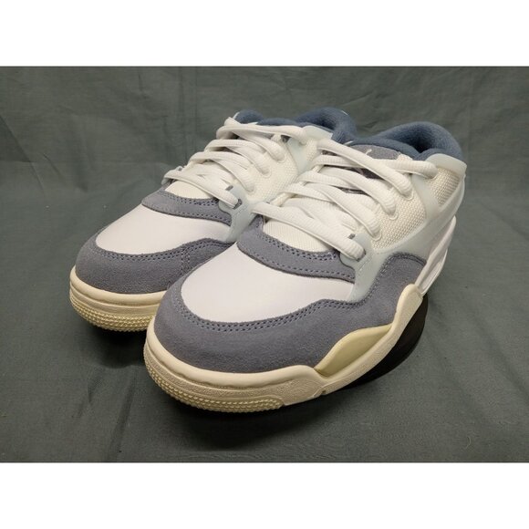 Nike Boys Air Jordan 4 RM (GS) Sneakers Suede White Blue Size 4.5 NEW IN BOX! - Picture 5 of 12